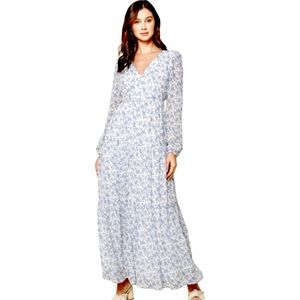 Sugarlips Women's Tink Floral Button Up Maxi Dress